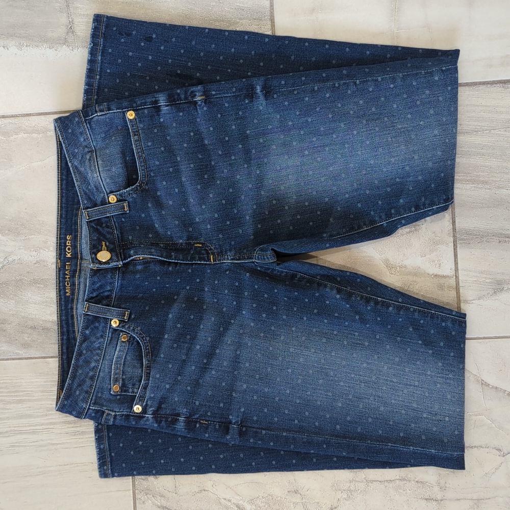 MICHAEL Michael Kors Dark Blue Skinny Jeans - Picture 2 of 8